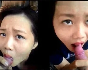 Em người yêu bú cu ở vườn sau nhà