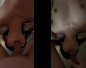 Nằm ngửa ra dập vào mồm em