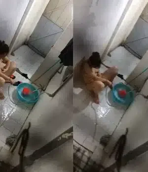 Quáy lén chị gái phòng bên lấy vòi xịt tự sướng