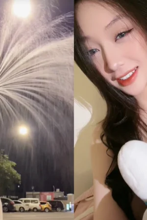 Trần Hà Linh top 1 trend bóp chai nước full clip chống tối cổ